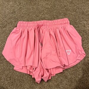 Amazon Pink Athletic Shorts Lightweight Breathable